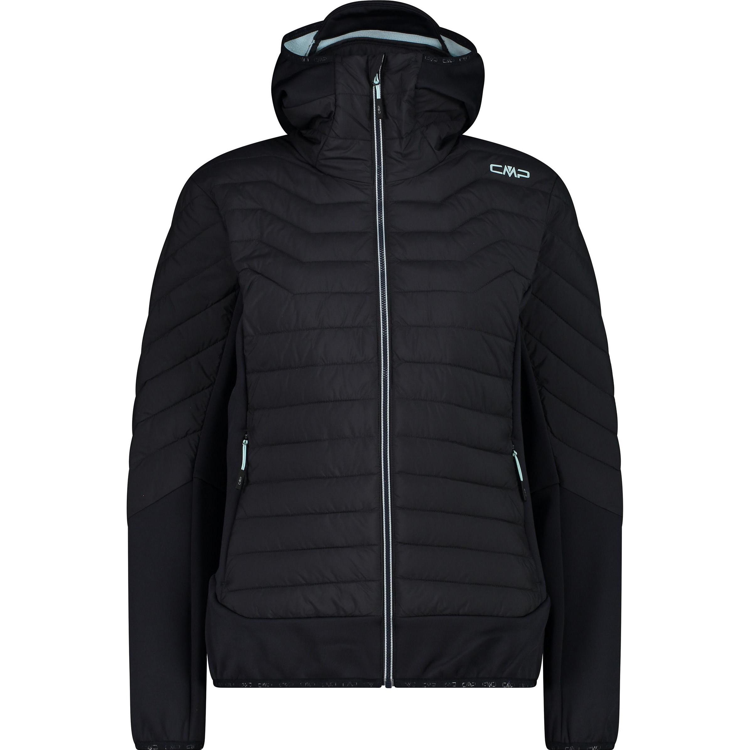 CMP Campagnolo, Damen, Jacke, Women's Jacket Hybrid Fix Hood 34Z2486 (40, M), Grau, M, 40