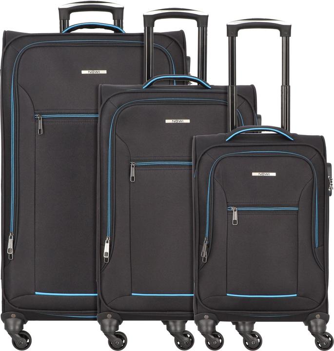 Immagine prodotto Nowi Set di valigie Sevilla a 4 ruote 3 pezzi (156 l)