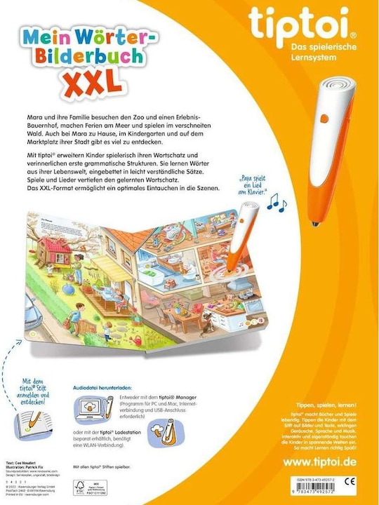 Immagine prodotto tiptoi M. Wörter-Bilderbuch XXL - H22 (Tedesco, Cee Neudert, Patrick Fix, 2022)