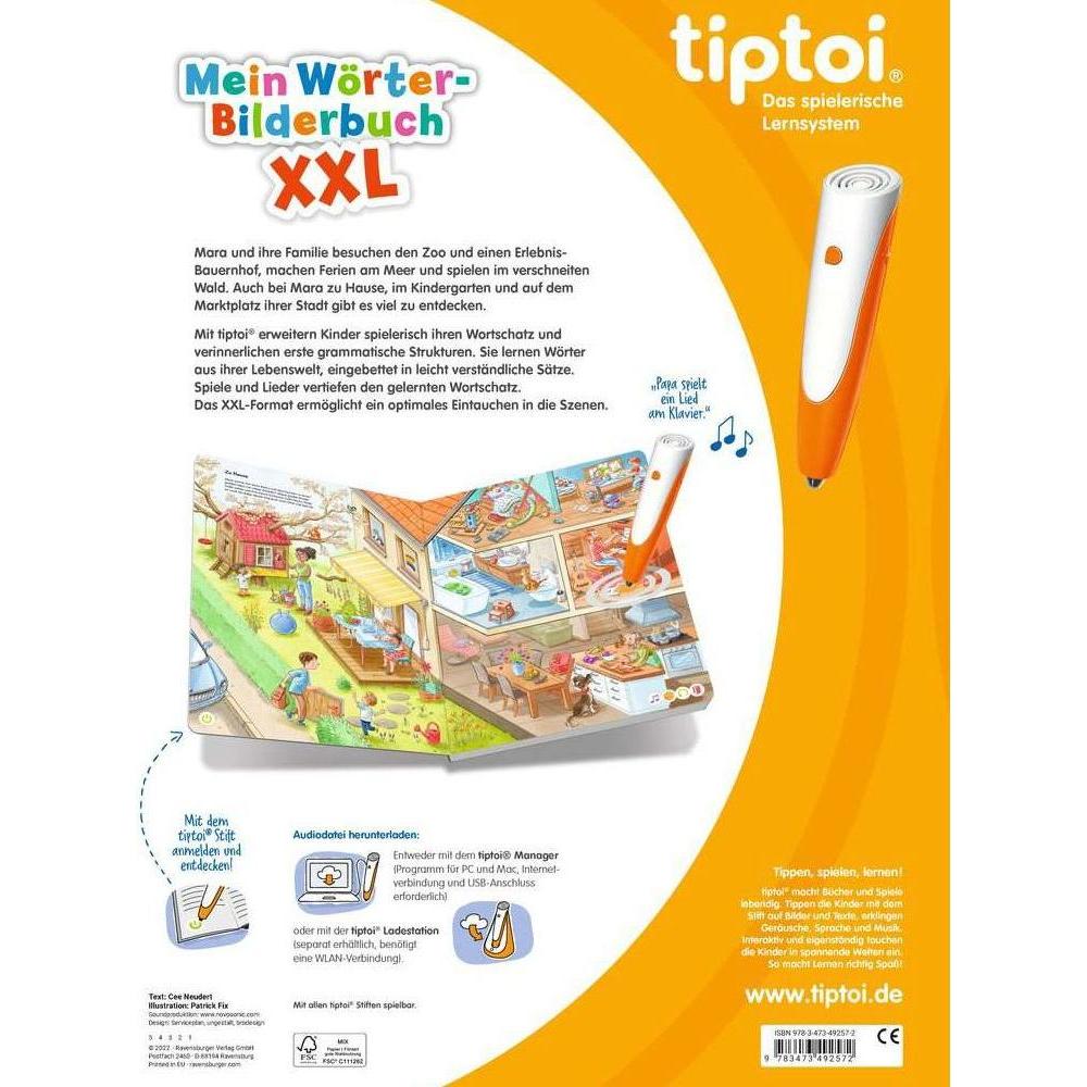Thumbnail - M. Wörter-Bilderbuch XXL - H22, Kinderbücher von Cee Neudert, Patrick Fix