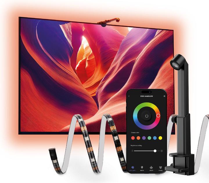 Actual product image KSIX BXLEDTV03 (Blue, Warm white, 350 cm, Indoor)