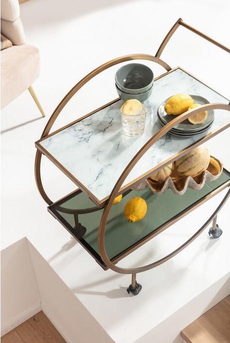 Image du produit Kare Design Desserte Loft laiton