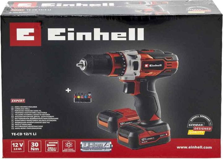 Actual product image Einhell TE-CD 12/1 Li (Rechargeable battery operated)