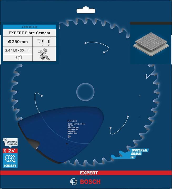 Image du produit Bosch Professional Zubehör Lame de scie circulaire EX FC B 250x30-
