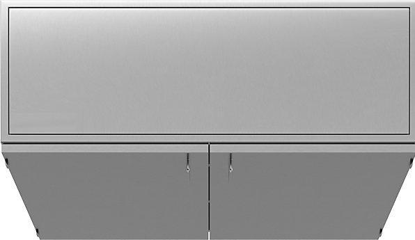 Actual product image kaiserkraft Stainless Steel Clean Room Wall Cabinet (100 cm, 75 cm)