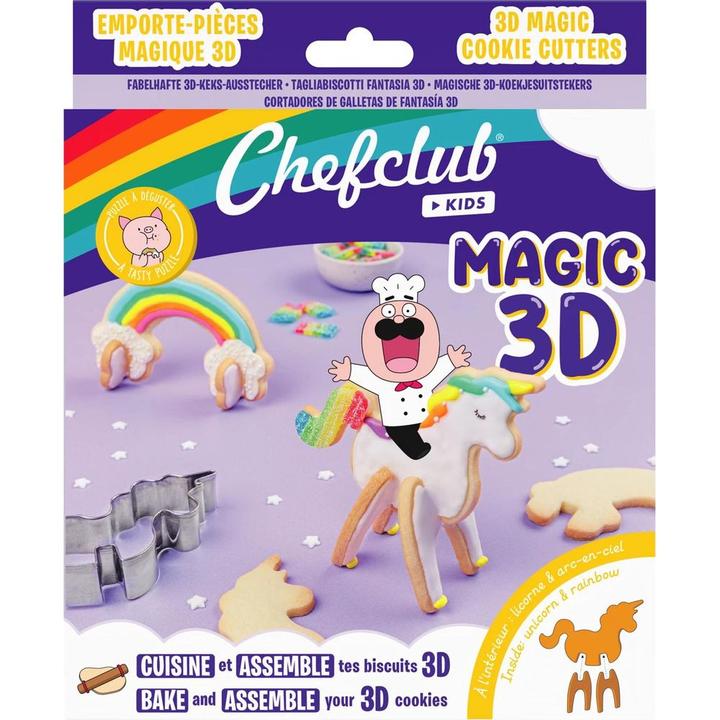 Actual product image Chefclub Cookie cutter - Unicorn & Rainb.284143