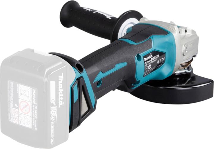 Produktbild Makita DGA 520 ST1JX1 Akku Winkelschleifer 18 V 125 mm X-LOCK Brushless + 1x Akku 5,0 Ah + (125 mm)