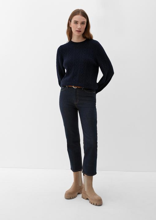 Actual product image s.Oliver Strickpullover Strickpullover mit Zopfmuster (38)