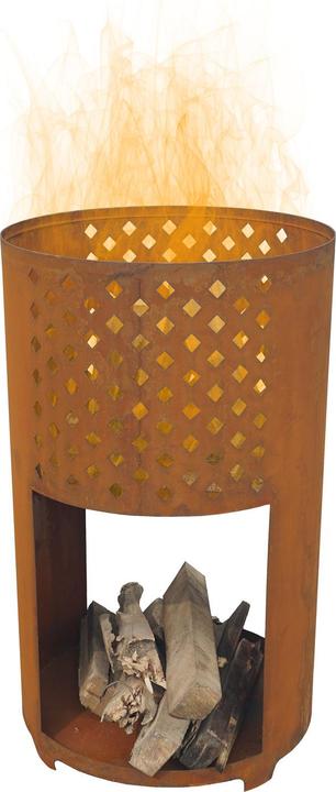 Actual product image Wellcraft Fire basket with wood storage compartment (42 cm)