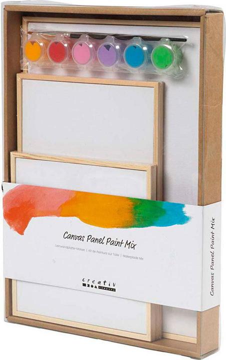 Image du produit Creativ Company Set bunte Leinwandpaneele