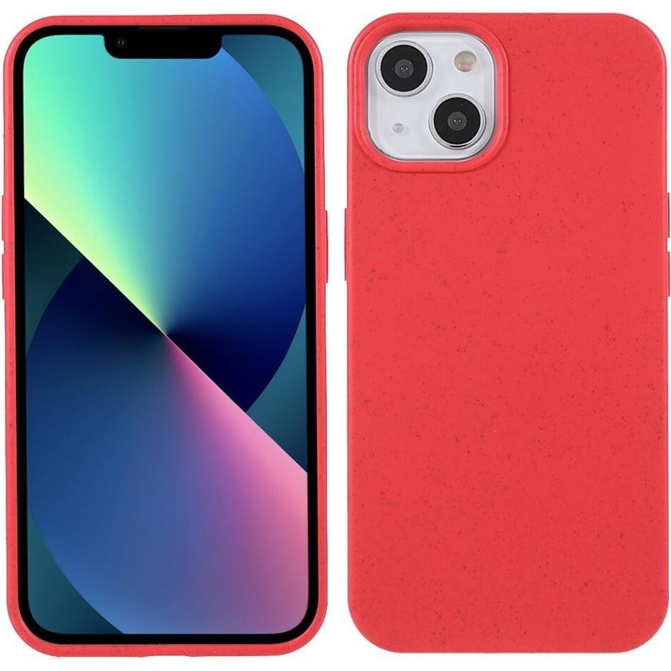 Cover-Discount iPhone 15 - Eco-Friendly Bio Hülle rot (Apple iPhone 15), Smartphone Hülle, Rot