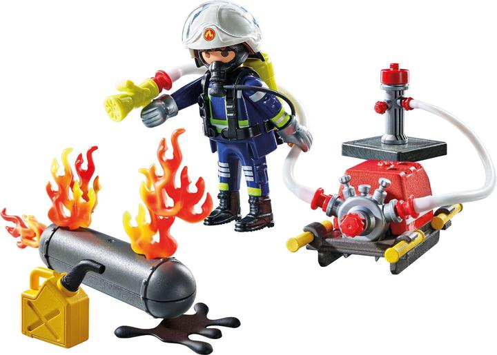 Produktbild Playmobil 71826 Löschung eines Gastanks (71826, Playmobil Action Heroes)