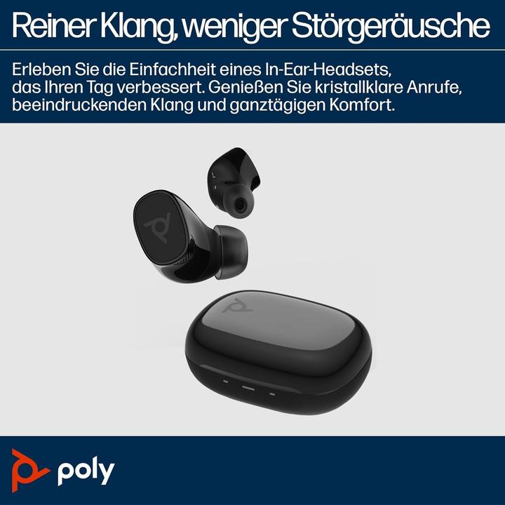 Produktbild Poly Voyager Free 20 Gray Earbuds +Basic Ladeetui Kunden-Spezial 1 (24 h, Kabellos)