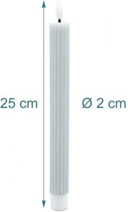 Actual product image Relaxdays 6x LED tapers (6x)