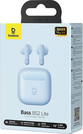 Actual product image Baseus Bass BS2 Lite TWS Galaxy Blue (40 h, Wireless)