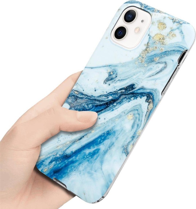 Produktbild Cadorabo IMD TPU Bunter Marmor Cover (Apple iPhone 12 Pro Max)