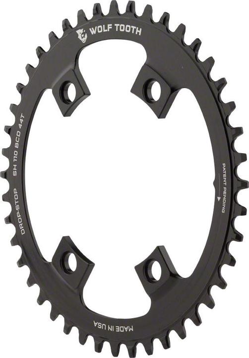 Actual product image Wolf Tooth Asymmetrical chainring 4-hole Ø110mm BCD Shimano (44)