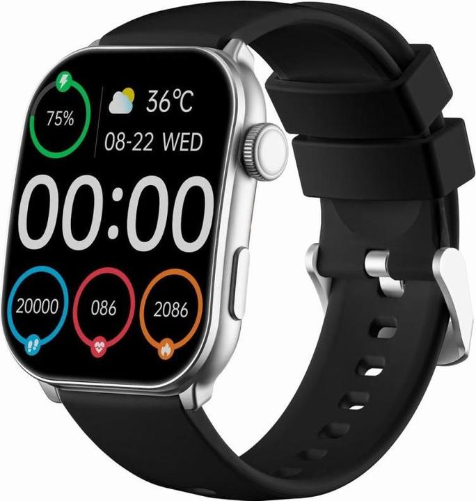 Actual product image Gravity Smartwatch Damski GT28-9 Pasek + Bransoleta Czarno Srebrny