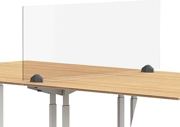 Produktbild smiT Tischtrennwand für Doppelarbeitsplatz