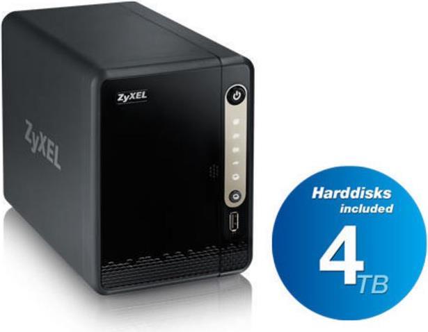 Actual product image Zyxel Nas326-4t (2 x 2 TB, Serial ATA Drive)