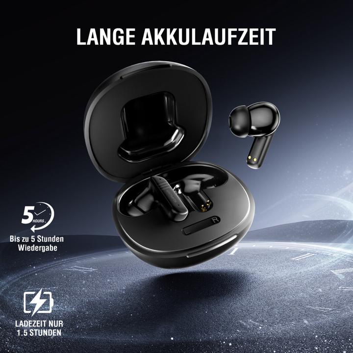 Actual product image 4smarts True Wireless In-Ear-Kopfhörer SkyBuds Screen Pro ANC (ANC, 5 h, Wireless)
