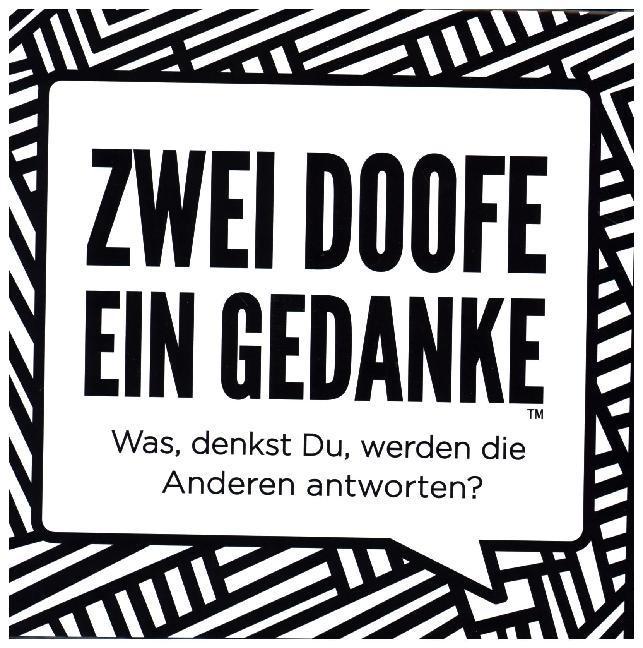Actual product image Two stupid ones one thought (German, 2 - 12 Players)