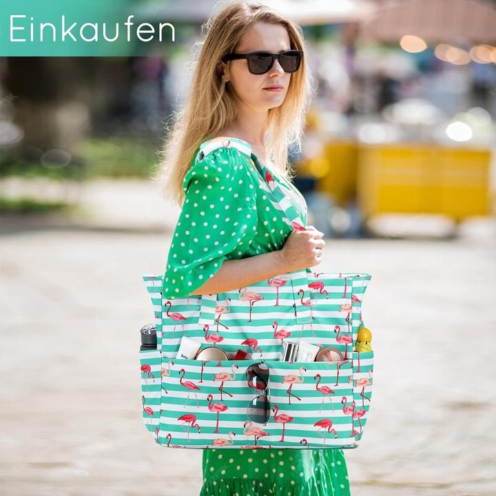 Produktbild Only-Bags.Store Grosse Strandtasche mit Reissverschluss