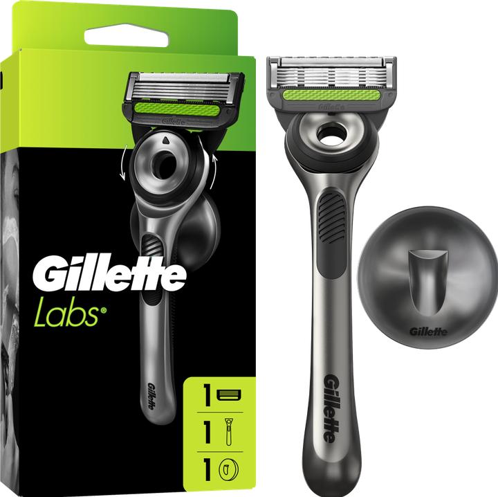 Actual product image Gillette Exfoliating Razor with Wall Mount