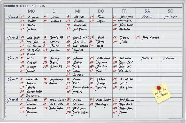 Image du produit Franken Agenda hebdomadaire (60 x 90 cm)