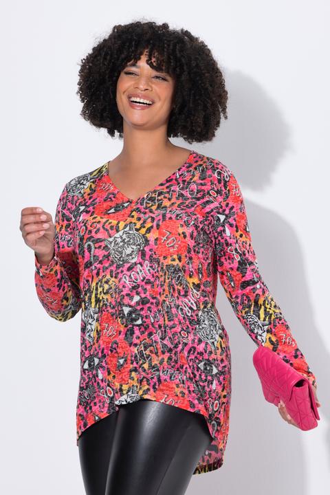 Produktbild Angel of Style T-Shirt, A-Linie, Alloverdruck, Glitzersteinchen (60)