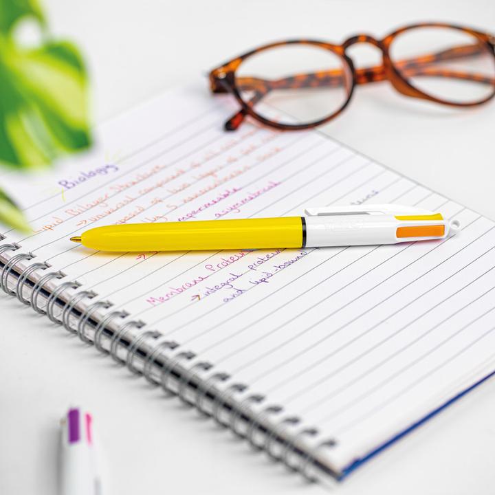 Actual product image Bic Multi-color ballpoint pen (Yellow, 1 x)