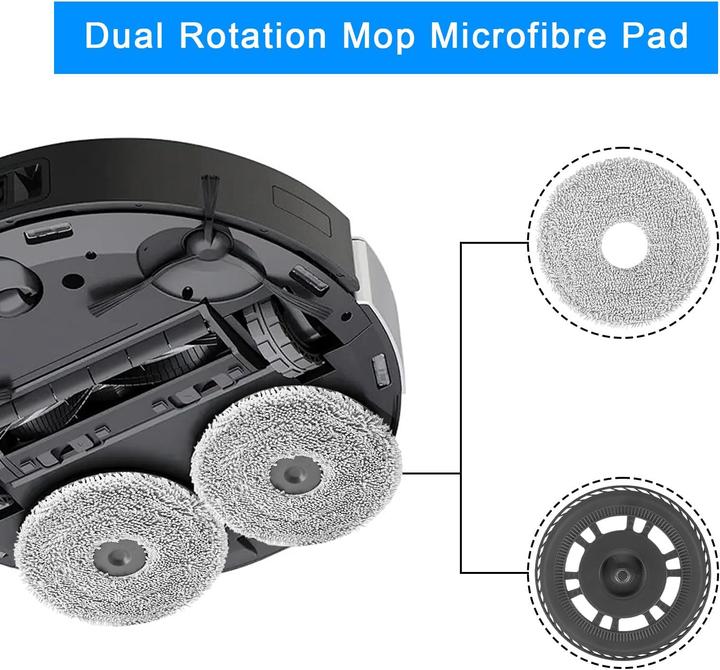 Produktbild Plutoos Mop Pad & Halter Set für Dreame X40 L40 L10s Ultra