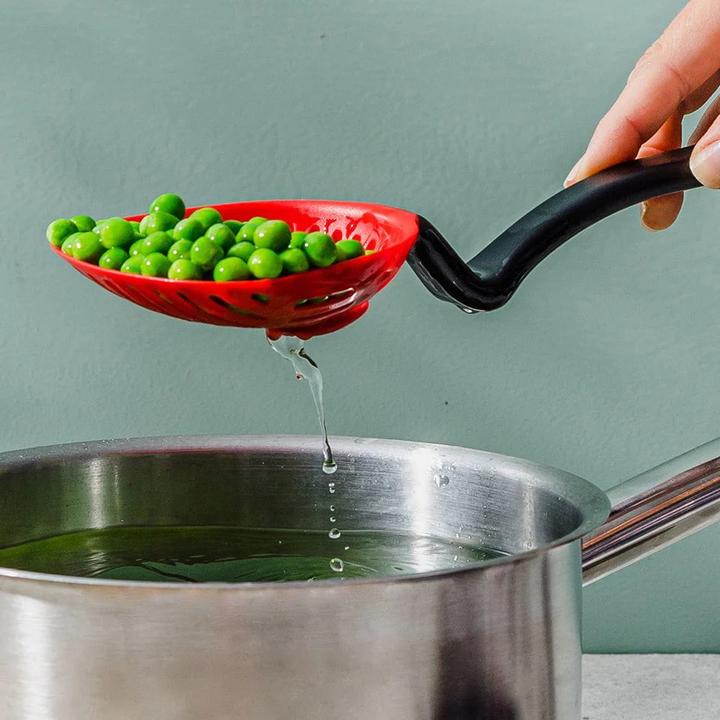 Actual product image DreamFarm Spoon strainer Large Lestrain Red