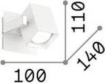 Immagine prodotto Ideal lux MOUSE lampada da parete GU10 dimmerabile bianco 073521 (GU10)