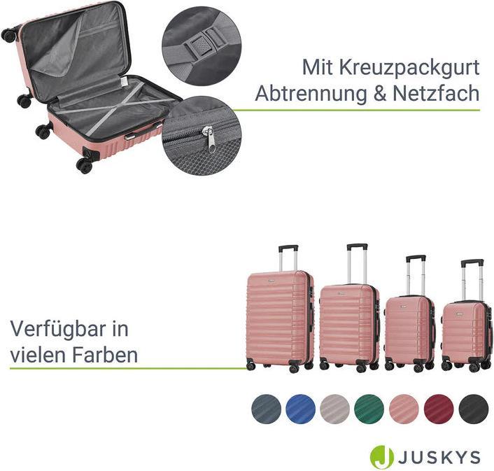 Immagine prodotto Juskys Set di valigie rigide Roma (120 l)