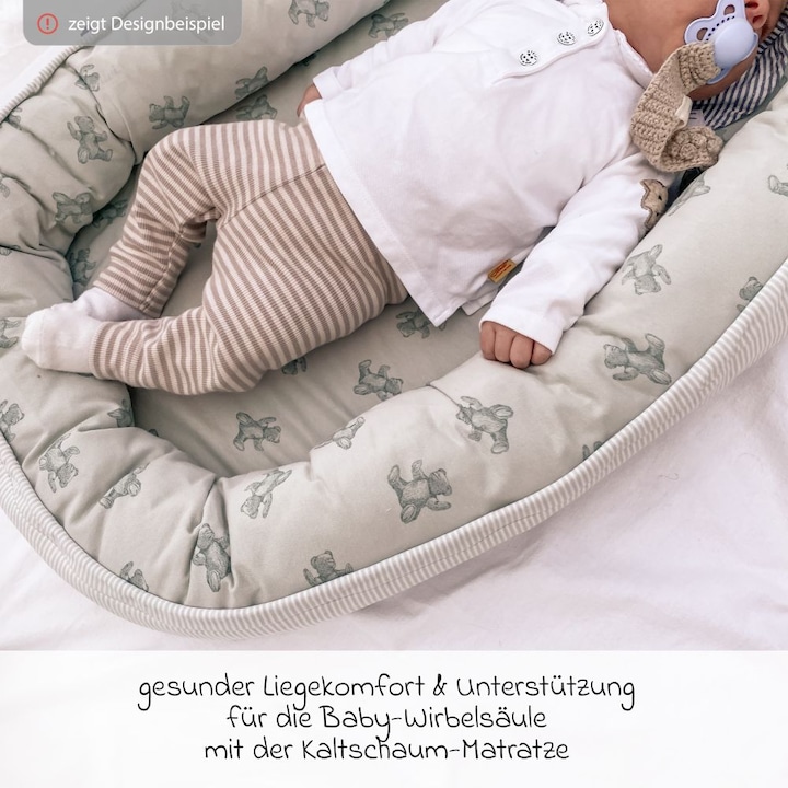 Produktbild Alvi Babynestchen & Bettschlangen Schlummer-Nestchen - Waffelpique