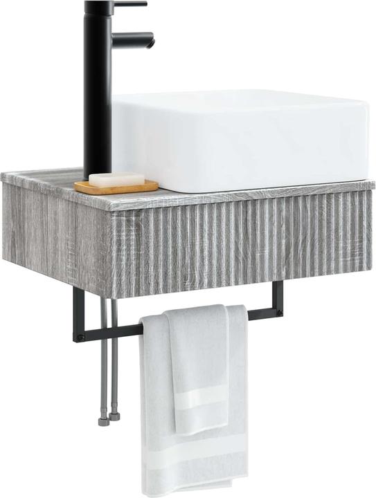 Actual product image vidaXL Wandmontiertes Waschbecken (390 mm, 500 mm)