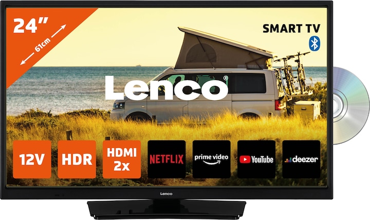 Lenco DVL-2483BK (24", LED, HD ready)