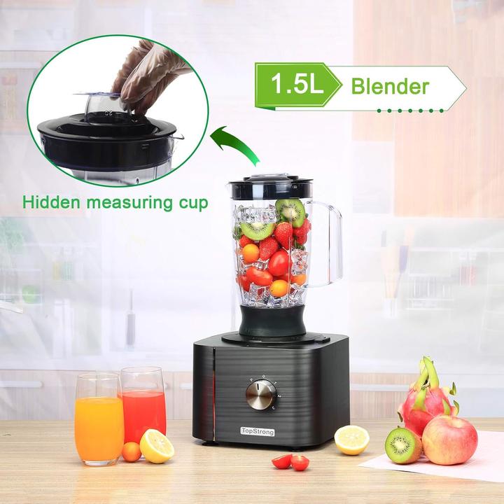 Produktbild TopStrong Multifunktions-Küchenmaschine (3200 ml, 1100 W)