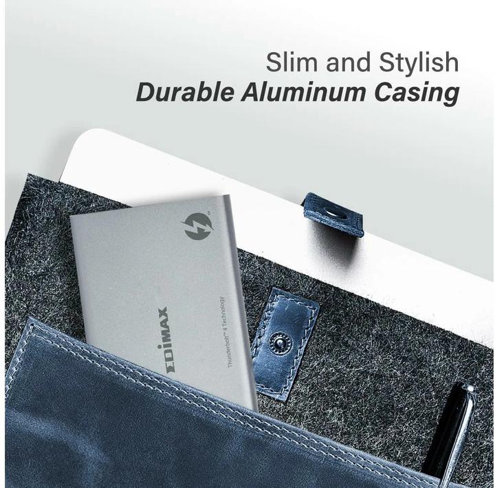 Actual product image edimax TD-405BP Notebook Docking Station & Port Replicator Wired Thunderbolt 4 (Thunderbolt, 4 ports)