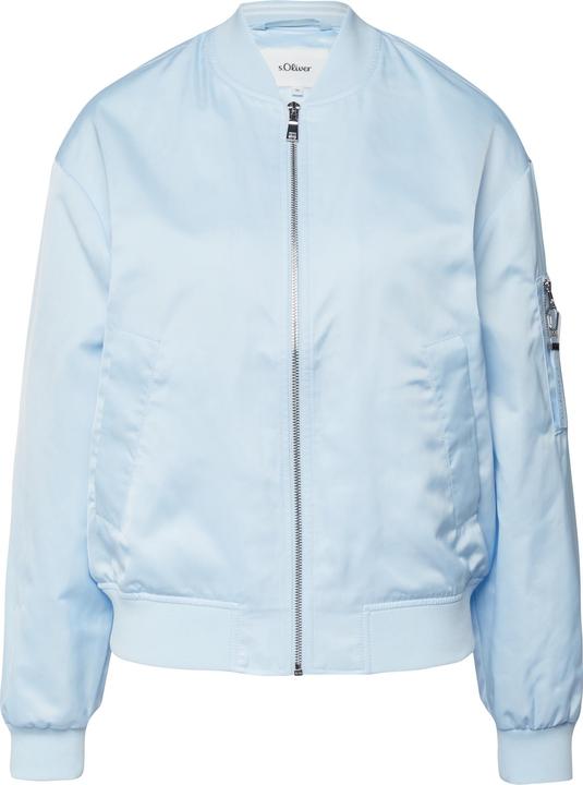 Actual product image s.Oliver Outdoor-Jacke Satin-Blouson mit Bomberkragen (44)