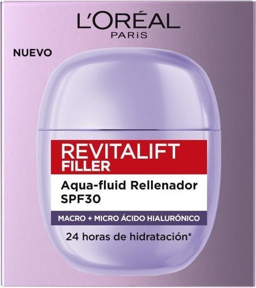 L'Oréal Paris L'Oral Revitalift Filler Aquafluid Filler Spf30 40 Ml (Sun cream face, Suntan cream, SPF 30, 40 ml)