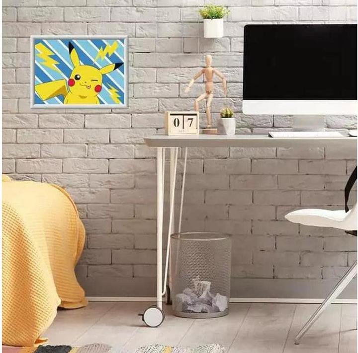 Actual product image Ravensburger CreArt - Painting by numbers - Cheeky Pikachu