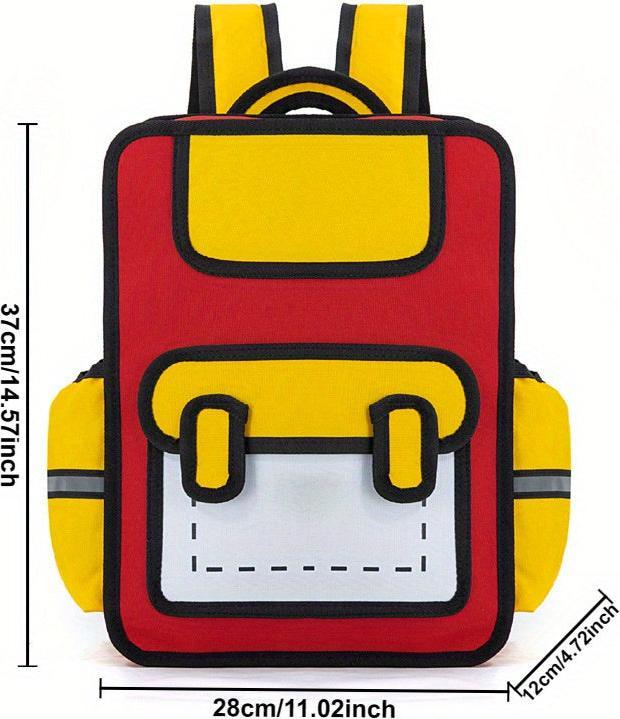 Actual product image Only-Bags.Store New cute cartoon anime backpack, unique satchel for students