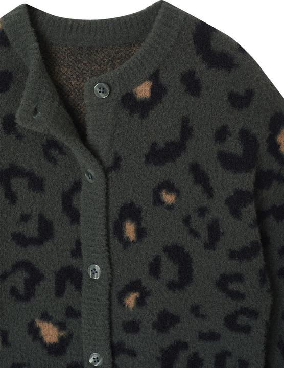 Produktbild Vertbaudet Flauschige Mädchen Strickjacke mit Tiermotiven (140)