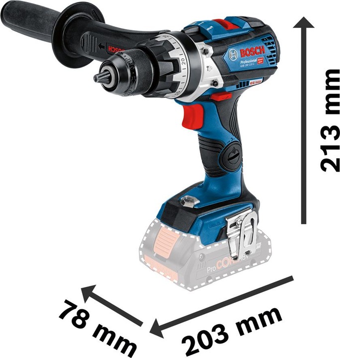 Produktbild Bosch Professional GSB 18V-110 C (Akkubetrieb)