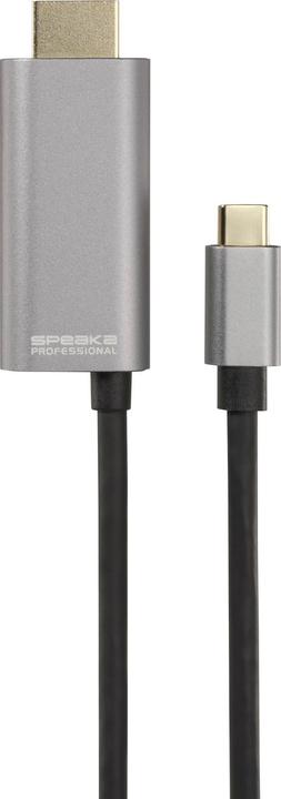 Produktbild SpeaKa Professional USB-C® / HDMI Adapterkabel USB-C® Stecker, HDMI-A Stecker, U (1.50 m)