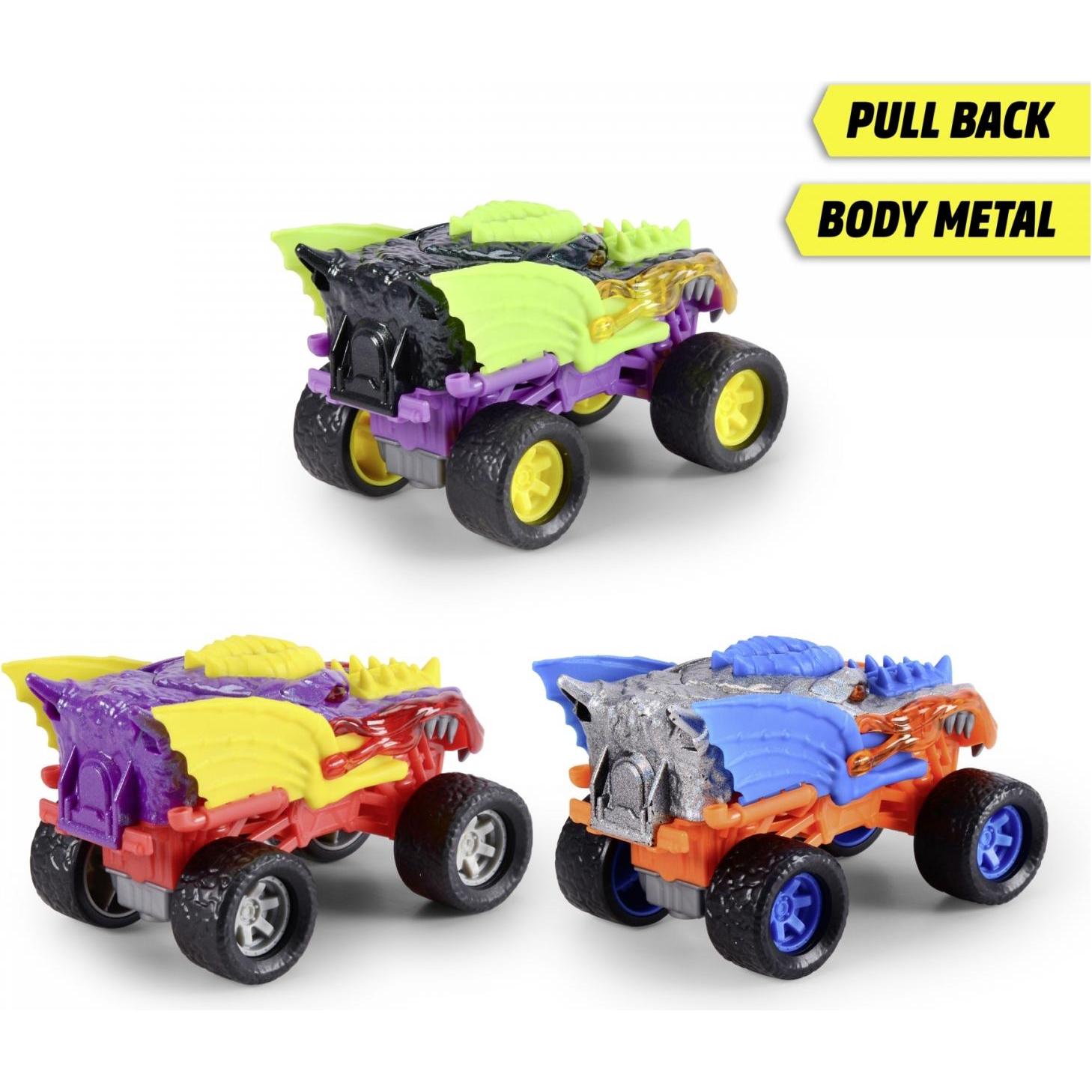 Thumbnail - Dickie Metal Monster Dragon, 3-sort.