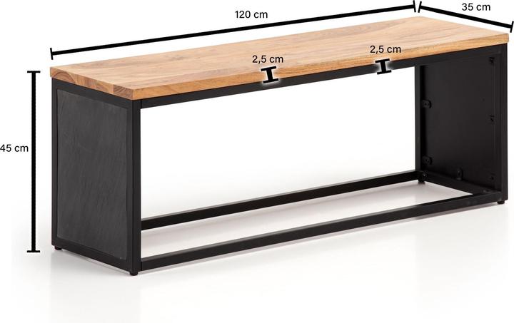 Produktbild FineBuy Sitzbank (35 cm)