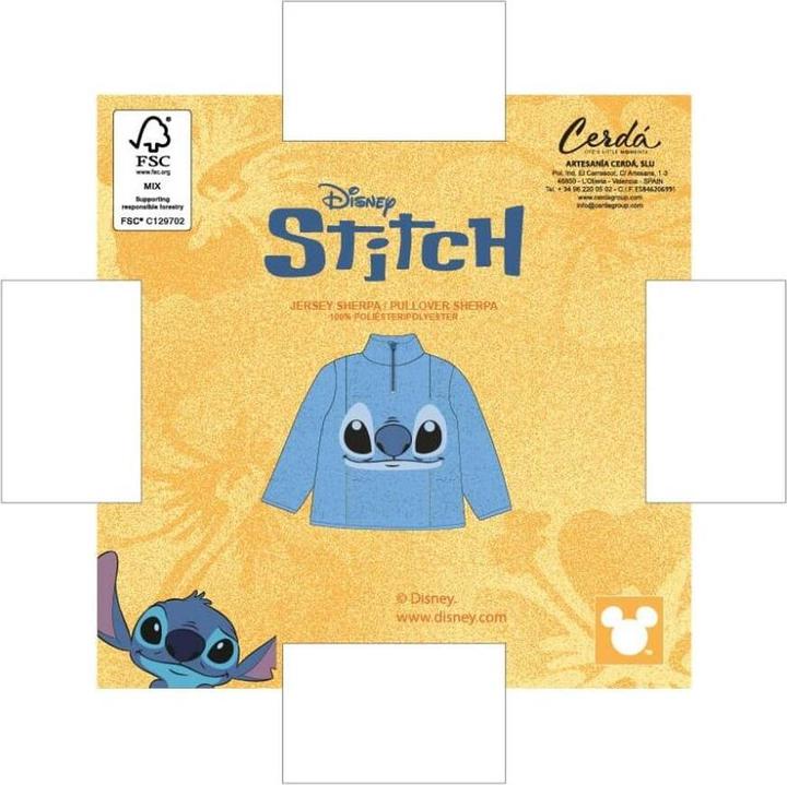 Produktbild Stitch Unisex Pullover Blau (92)